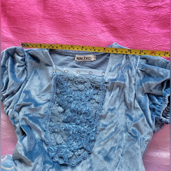 Cinderella Costume Girls  Princess Dress Size 140 (8 Years) NEW - Picture 13 of 16